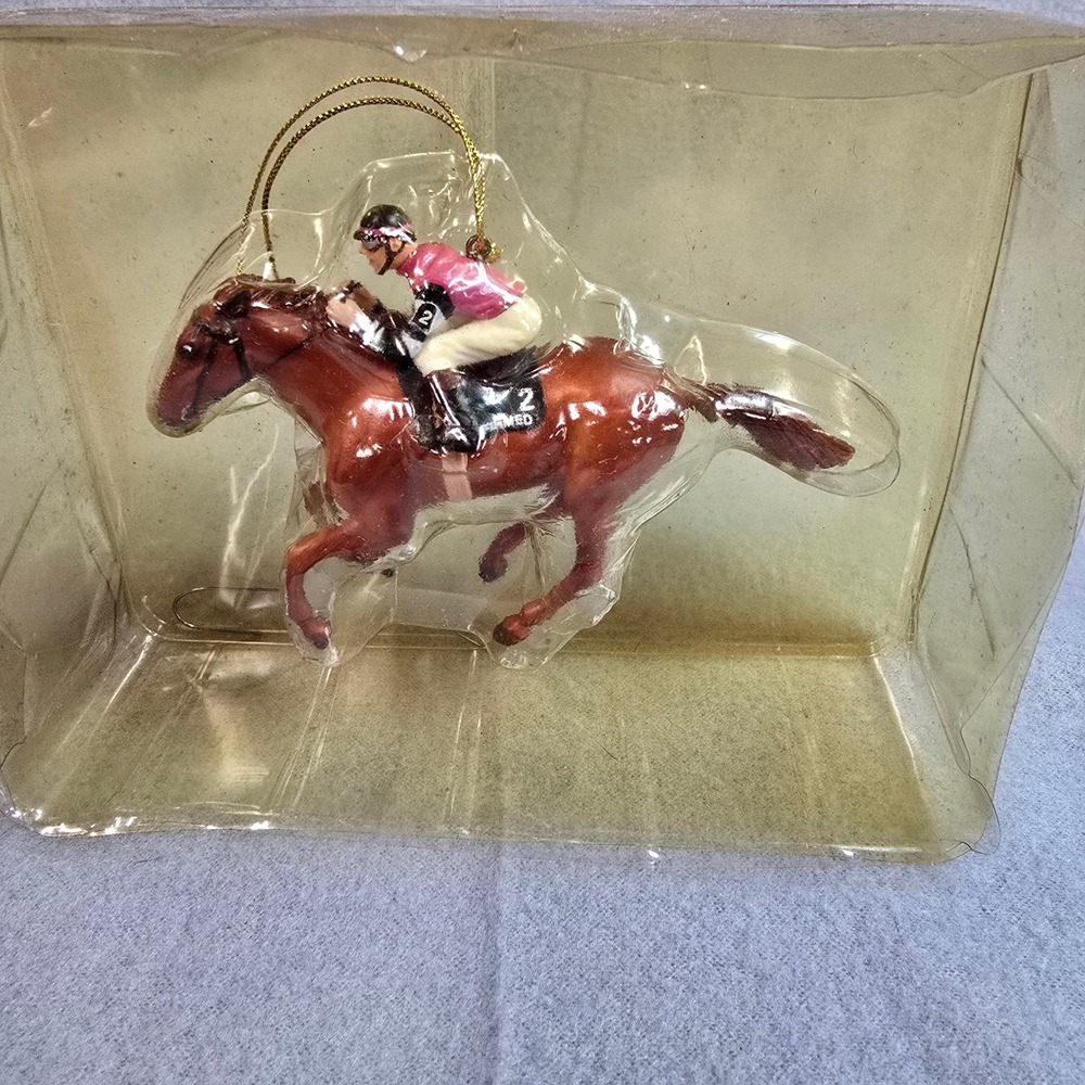 Breyer 2006 Affirmed Ornament Triple Crown Series Horse Racing 700146 Boxed - Picture 2 of 9